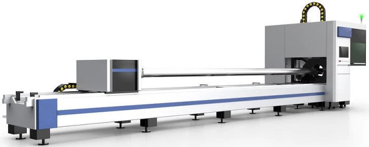Automatic 2 Chuck Metal Round/Square Tube/Pipe Fiber Laser Cutting Machine