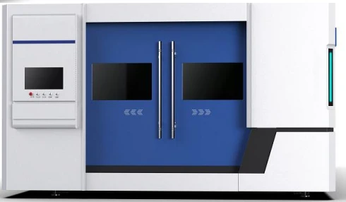 QY 2580GD Macchina per il taglio laser in fibra della tabella di scambio della taglierina laser per lamiere di prezzo accessibile
